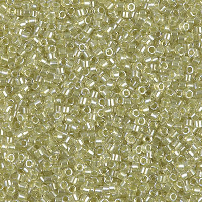 MIYUKI #11 DB 903 - Sparkling Peridot Lined Crystal - 5 gms