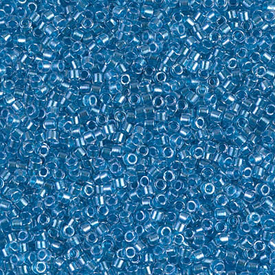 MIYUKI #11 DB 905 - Sparkling Aqua Lined Crystal - 5 gms