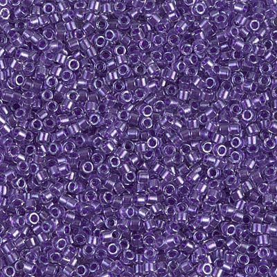MIYUKI #11 DB 906 - Sparkling Purple Lined Crystal - 5 gms