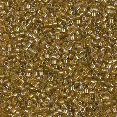 MIYUKI #11 DB 909 - Sparkling Marigold Lined Chartreuse - 5 gms