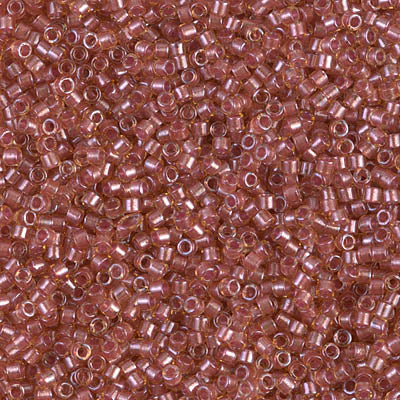 MIYUKI #11 DB 913 - Sparkling Salmon Lined Topaz - 5 gms
