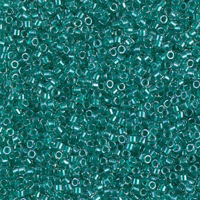 MIYUKI #11 DB 918 - Sparkling Teal Lined Crystal - 5 gms
