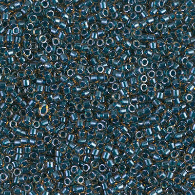 MIYUKI #11 DB 921 - Sparkling Teal Lined Topaz - 5 gms