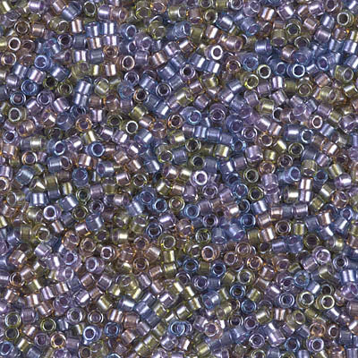 MIYUKI #11 DB 986 - Lined Purple / Bronze Mix - 5 gms