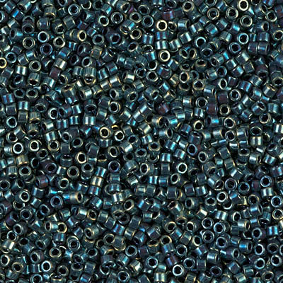 MIYUKI #11 DB 1006 - Metallic Blue / Green / Gold Iris - 5 gms
