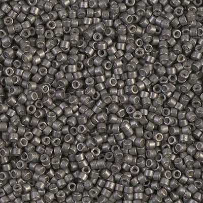 MIYUKI #11 DB 1186 - Galvanised Semi Frosted Graphite - 5 gms