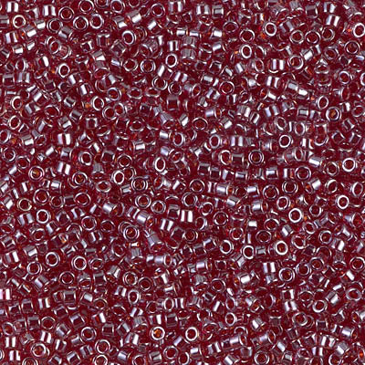 MIYUKI #11 DB 1222 - Transparent Dark Cranberry Luster - 5 gms