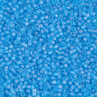 MIYUKI #11 DB 1284 - Matte Transparent Ocean Blue AB - 5 gms