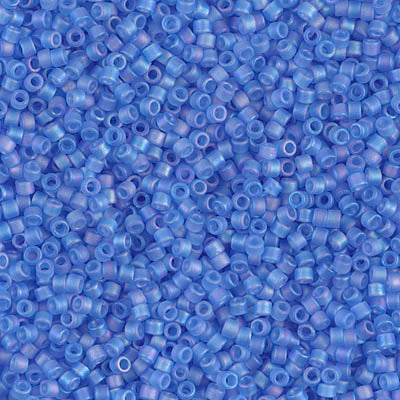 MIYUKI #11 DB 1285 - Matte Transparent Azure AB - 5 gms