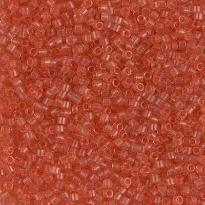 MIYUKI #11 DB 1302 - Dyed Transparent Light Peach - 5 gms