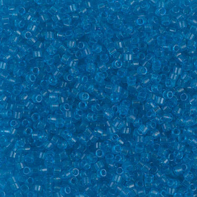 MIYUKI #11 DB 1318 - Dyed Transparent Capri Blue - 5 gms