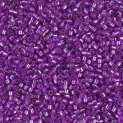 MIYUKI #11 DB 1345 - Dyed Silver Lined Bright Violet - 5 gms