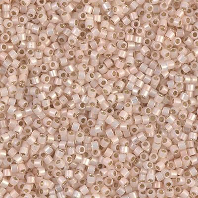 MIYUKI #11 DB 1452 - Silver Lined Pale Peach Opal - 5 gms