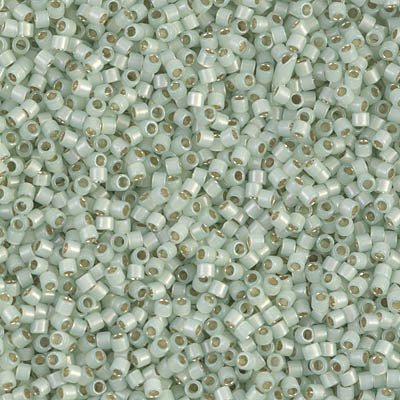 MIYUKI #11 DB 1454 - Silver Lined Light Moss Opal - 5 gms