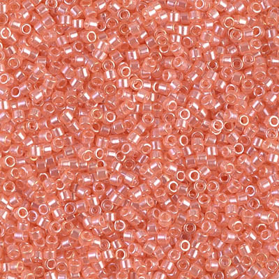 MIYUKI #11 DB 1480 - Tranparent Peach Luster - 5 gms