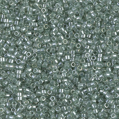 MIYUKI #11 DB 1484 - Tranparent Light Moss Green Luster - 5 gms