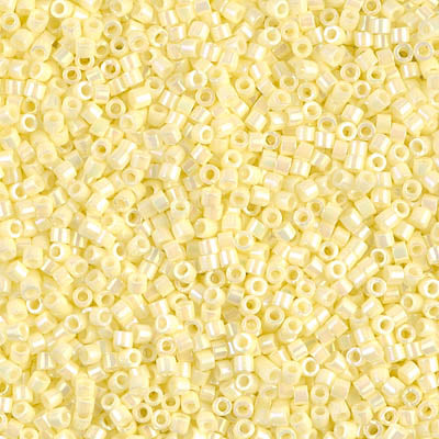 MIYUKI #11 DB 1501 - Opaque Pale Yellow AB - 5 gms