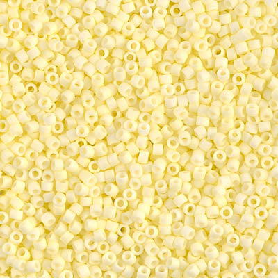 MIYUKI #11 DB 1511 - Matte Opaque Pale Yellow - 5 gms
