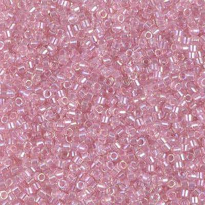 MIYUKI #11 DB 1673 - Pearl Lined Transparent Pink AB - 5 gms