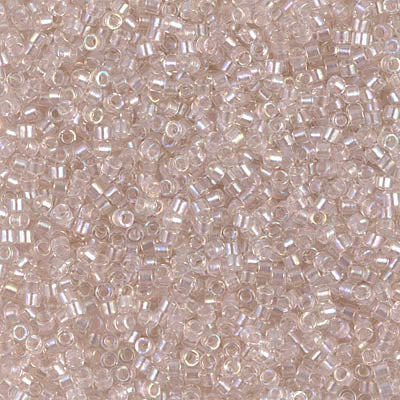 MIYUKI #11 DB 1674 - Pearl Lined Light Transparent Pink AB - 5 gms