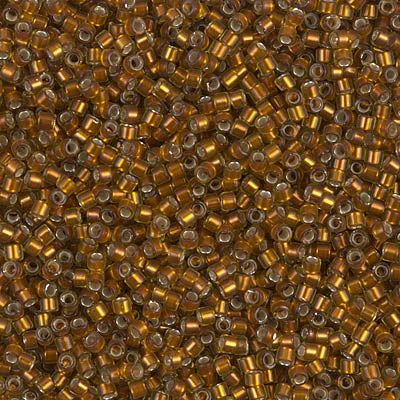 MIYUKI #11 DB 1682 - Silver Lined Glazed Dark Honey - 5 gms