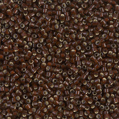 MIYUKI #11 DB 1684 - Silver Lined Glazed Dark Root Beer - 5 gms