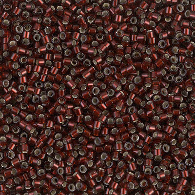 MIYUKI #11 DB 1685 - Silver Lined Glazed Dark Cranberry - 5 gms