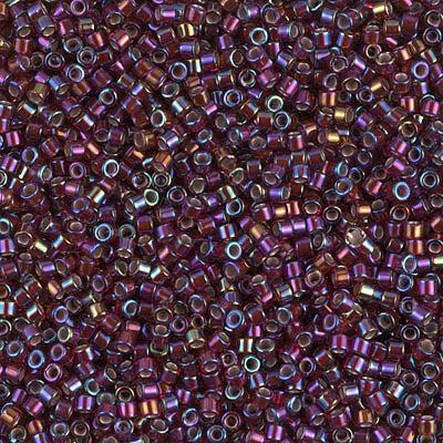 MIYUKI #11 DB 1694 - Silver Lined Glazed Dark Cranberry AB - 5 gms