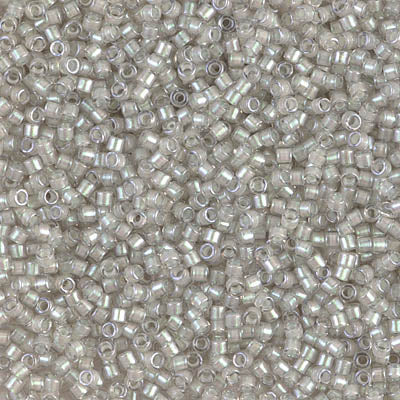 MIYUKI #11 DB 1711 - Pearl Lined Grey Mist AB - 5 gms