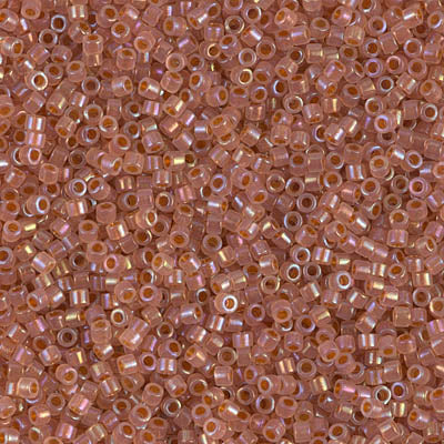 MIYUKI #11 DB 1733 - Dark Peach Lined Opal AB - 5 gms