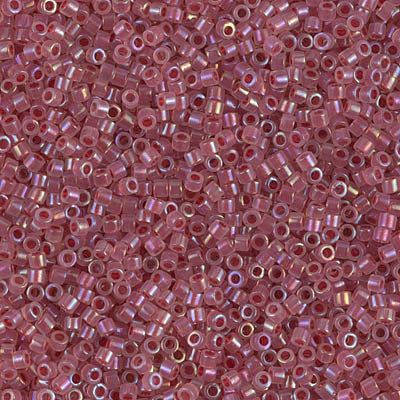 MIYUKI #11 DB 1746 - Claret Lined Opal AB - 5 gms