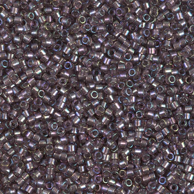MIYUKI #11 DB 1760 - Sparkling Lined Smoky Amethyst AB - 5 gms