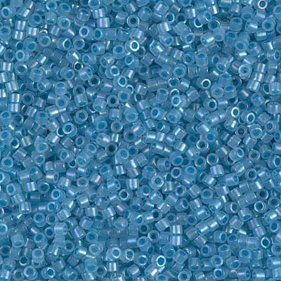 MIYUKI #11 DB 1761 - Sparkling Sky Blue Lined Opal AB - 5 gms