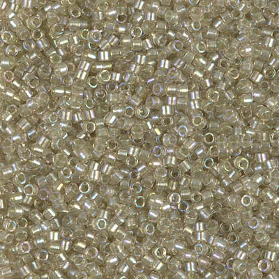 MIYUKI #11 DB 1766 - Sparkling Celery Lined Light Tea Rose AB - 5 gms