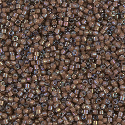 MIYUKI #11 DB 1790 - White Lined Sable Brown AB - 5 gms