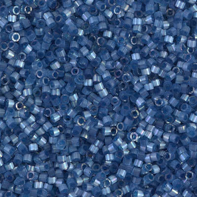 MIYUKI #11 DB 1811 - Dyed Dusk Blue Silk Satin - 5 gms