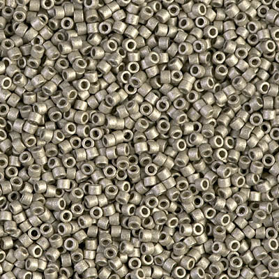 MIYUKI #11 DB 1851F - DURACOAT Galvanised Matte Light Pewter - 5 gms