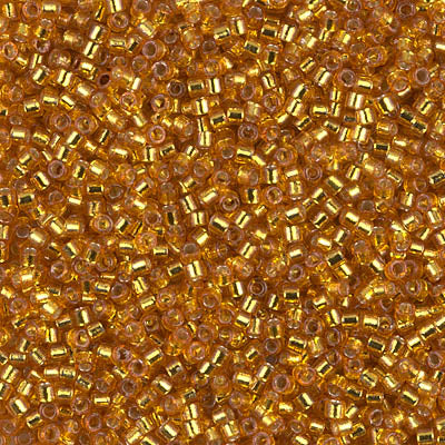MIYUKI #11 DB 2157 - DURACOAT Silver Lined Yellow Gold - 5 gms
