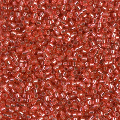 MIYUKI #11 DB 2159 - DURACOAT Silver Lined Light Cranberry - 5 gms