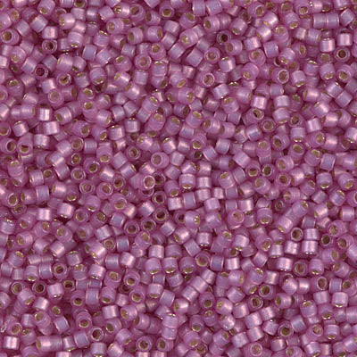 MIYUKI #11 DB 2180 - DURACOAT Silver Lined Semi Frosted Orchid - 5 gms