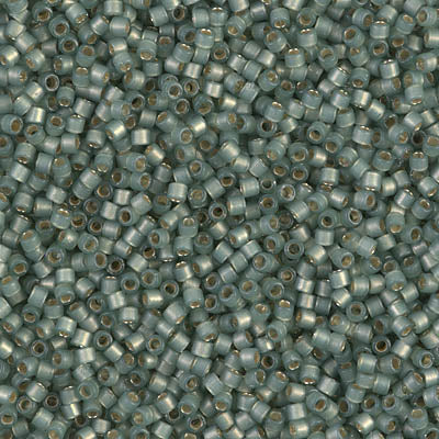 MIYUKI #11 DB 2190 - DURACOAT Silver Lined Semi Frosted Laurel - 5 gms