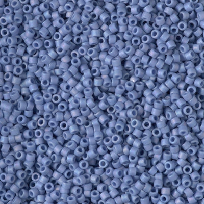 MIYUKI #11 DB 2318 - Frosted Opaque Glazed Rainbow Soft Blue - 5 gms