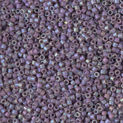 MIYUKI #11 DB 2322 - Frosted Opaque Glazed Rainbow Grape - 5 gms