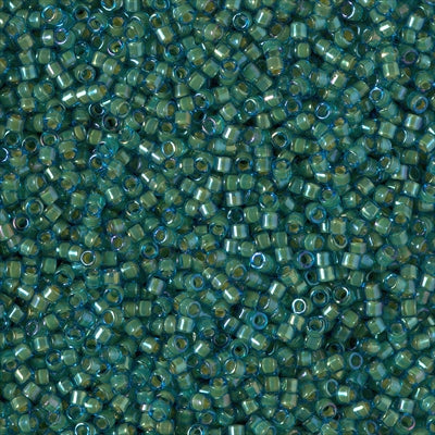 MIYUKI #11 DB 2381 - Fancy Lined Aqua Green - 5 gms