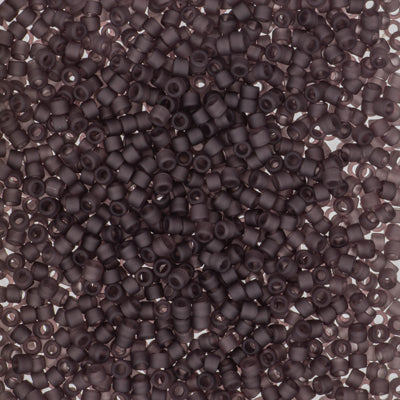 MIYUKI #11 DB 2405 - Matte Transparent Dark Smoky Amethyst - 5 gms