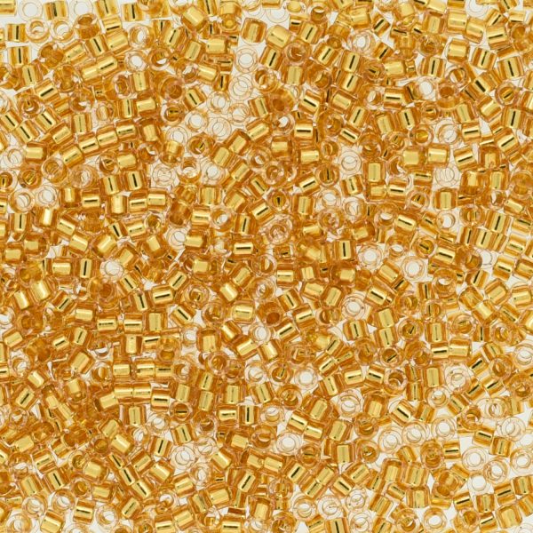 MIYUKI #11 DB 2521 - Gold Plate Lined Royal - 5 gms