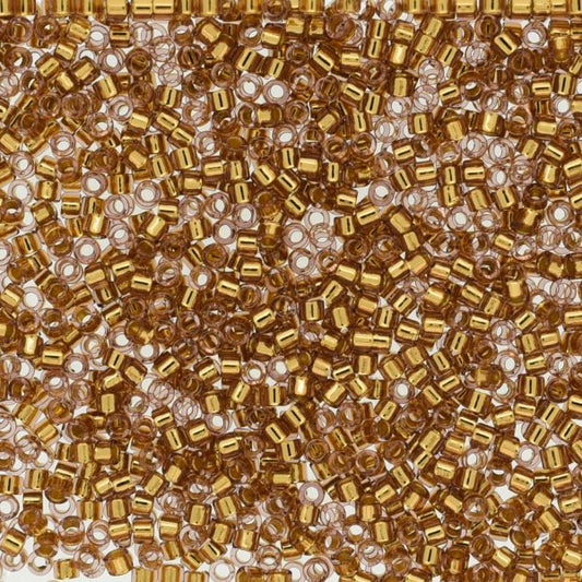 MIYUKI #11 DB 2524 - Gold Plate Lined Champagne - 5 gms