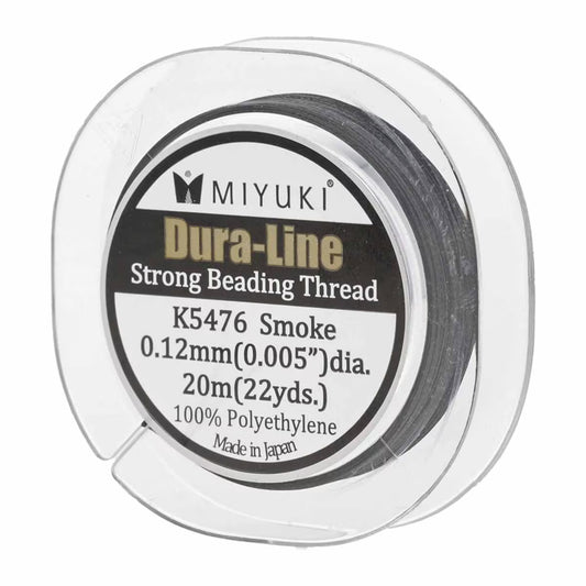 MIYUKI Strong Beading Cord - 20m - 0.12mm - Smoke