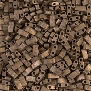 MIYUKI Half Tila Bead - HTL 2006 - Matte Metallic Dark Bronze - 10 gms
