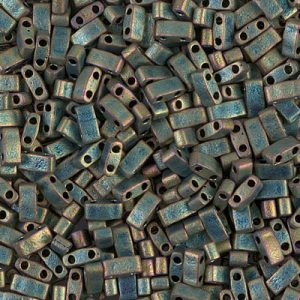 MIYUKI Half Tila Bead - HTL 2008 - Matte Metallic Patina Iris - 10 gms